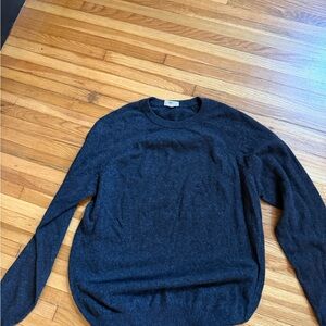 American vintage cashmere Men's Charcoal Sweater